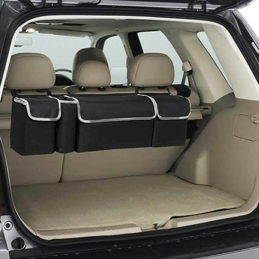Large-Capacity Car Trunk Storage Box (4 Pockets)