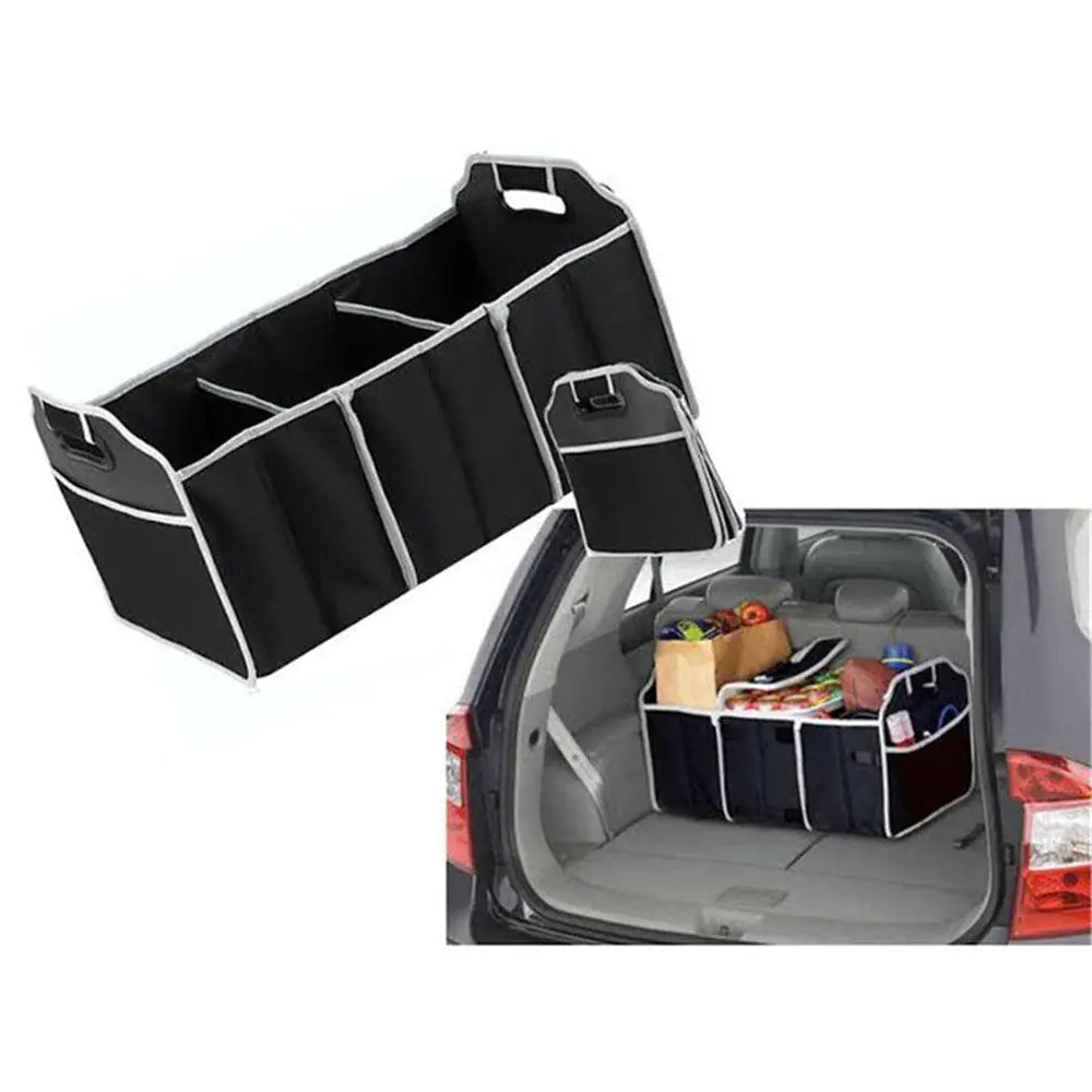 Foldable Non-Woven Car Storage Box & Trash Bin