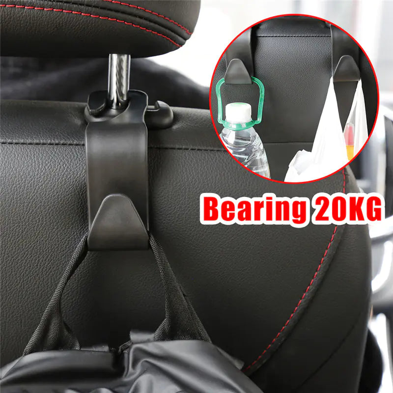 Hidden Multi-Functional Car Seat Back Hooks