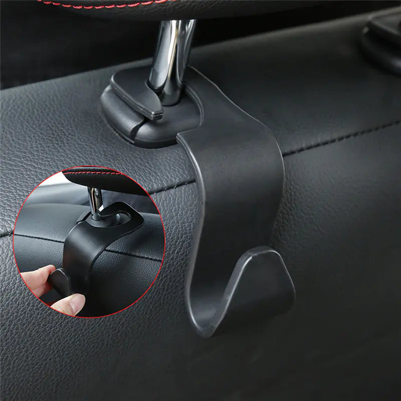 Hidden Multi-Functional Car Seat Back Hooks