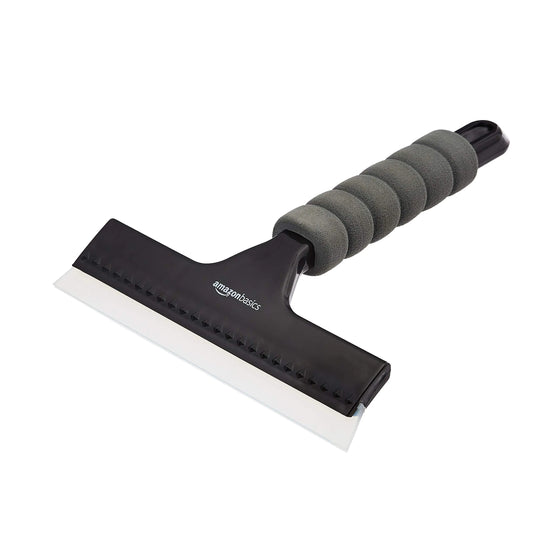 Car Window Squeegee with Handle (Black)