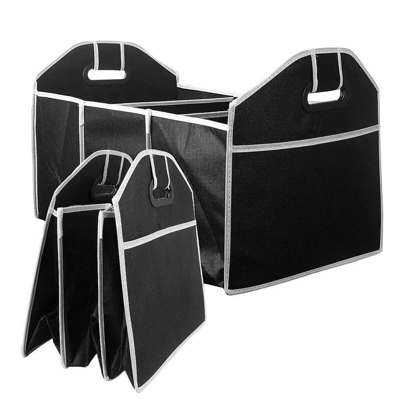 Extra-Large Car Trunk Storage Box (3 Compartments)