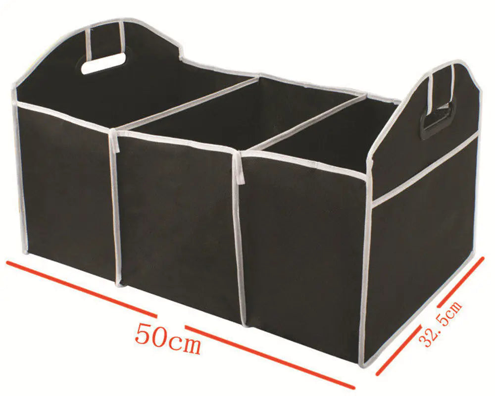 Foldable Non-Woven Car Storage Box & Trash Bin