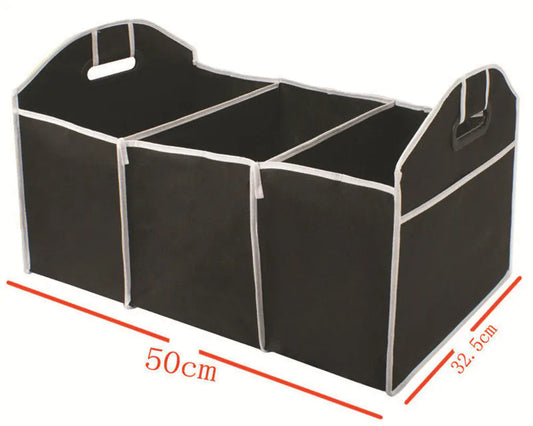 Foldable Non-Woven Car Storage Box & Trash Bin