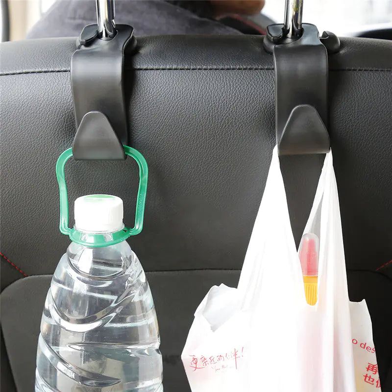 Hidden Multi-Functional Car Seat Back Hooks