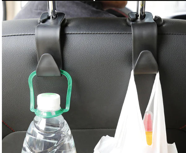 Hidden Multi-Functional Car Seat Back Hooks