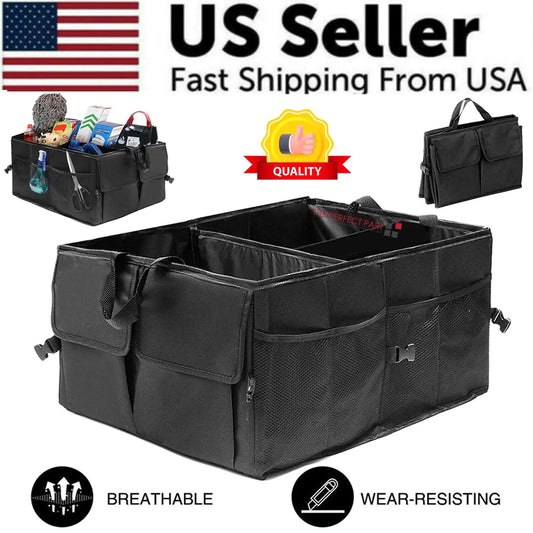 40L Foldable Car Trunk Cargo Organizer (For Cars/Trucks/SUVs)