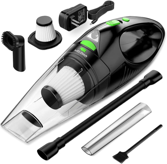 Portable Cordless Car Vacuum Cleaner (High Power, Rechargeable)